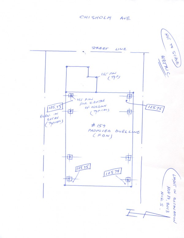 Footing Pins Sketch