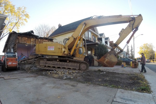 Demolition Day 2 - Excavator