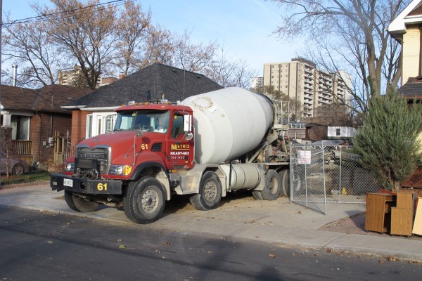 Pouring Footing