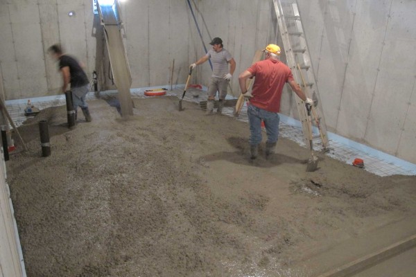 Basement slab