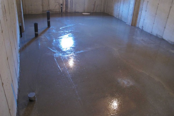 Basement slab