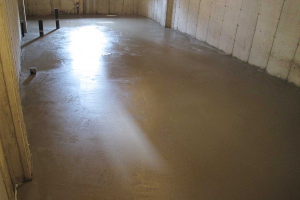 Basement slab