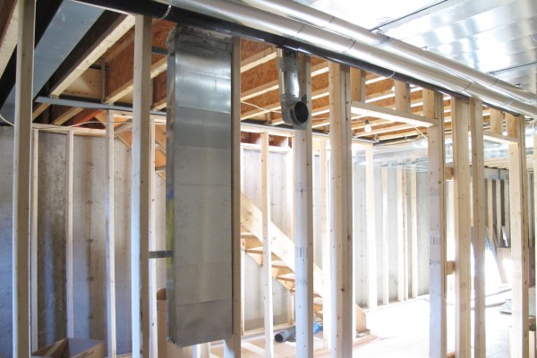 HVAC rough in