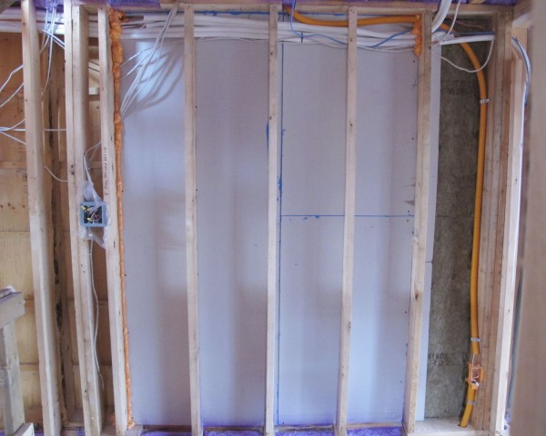Fire rated wall assembly