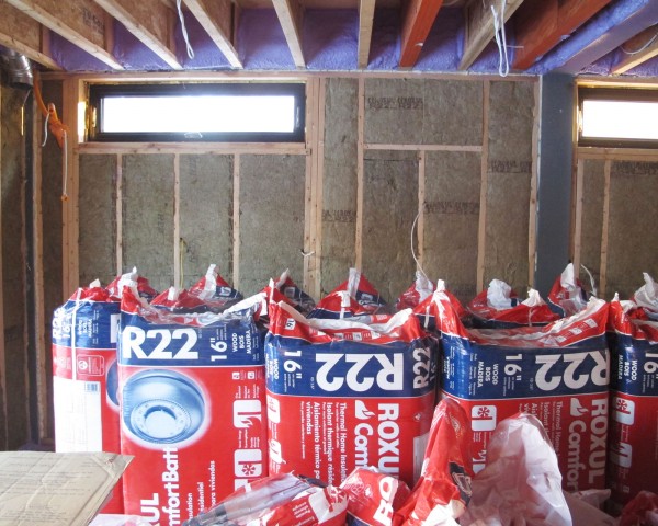 Roxul batt insulation